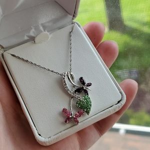 Silver Butterfly Necklace